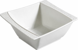 B-DECOR קערת סלט אישית מרובעת 18 ס״מ פורצלן לבן – ‎SQUARE SIMPEL WHITE BONE CHINA‎