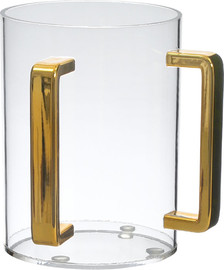 B-DECOR נטלת אקריליק 1000ml ידיות זהב