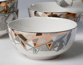 B-DECOR סט 6 בולים Archer פורצלן NewBornChina 14X7