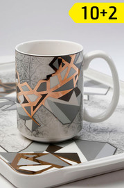 B-DECOR מאג Archer פורצלן 370 מ"ל NEW BONE CHINA