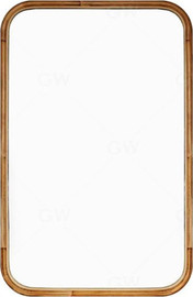B-DECOR מראה מלבנית מסגרת פרזול 62X3X92