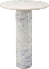 B-DECOR שולחן צד MarbleWhite 40X40X55