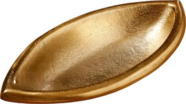 B-DECOR פלטה אובלית 30X14X5 BrassGold