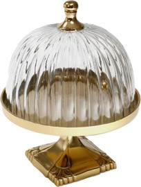 B-DECOR פעמון עוגה 31 ס"מ BRASS GOLD