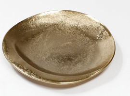 LIFE STYLE צלחת עוגה 18X18 ס״מ BRASS GOLD
