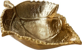 B-DECOR עלה 4X13X17 BRASS GOLD
