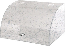 B-DECOR מתקן ללחם 35 ס"מ אקריליק כסף SILVER PARTICLES