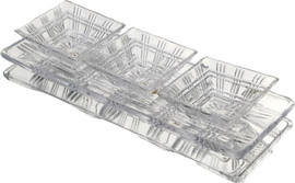 CRYSTALINE קברט 4 חלקים 12X12X4.5 42X15X2 ס"מ CRYSTALINE