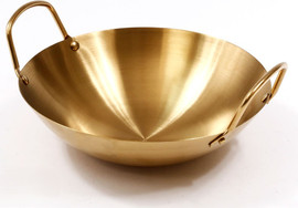 DREAM CHEF קערת הגשה נירוסטה זהב 25X22X6 DREAM CHEF