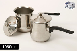 DREAM CHEF זוג קומקומי נירוסטה + מכסה 1060ml