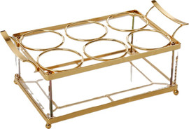 B-DECOR מתקן לבקבוקי שתייה 30 ס"מ אקריליק