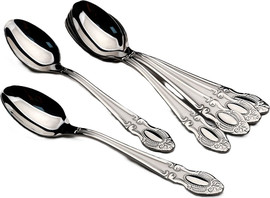 DREAM CHEF סט 6 כפיות לעוגה הגשה DREM SHEF