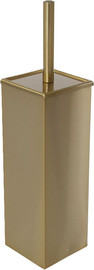 B-DECOR מברשת אסלה מרובעת זהב מוברש בעיצוב מודרני B_DECOR