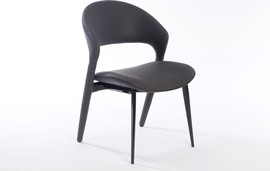 B-DECOR כסא אוכל HARRIS עור 62X54X83 גובה מושב 45 ס"מ