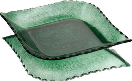 B-DECOR צלחת הגשה מעויינת green SELANIK PRO