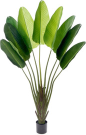 B-DECOR עץ עלי בננה ירוק 150 ס"מ
