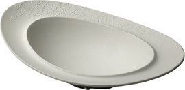 B-DECOR קערת הגשה אובלית פורצלן לבן 34 ס"מ LUMINAIRE