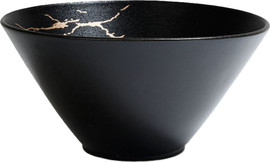 B-DECOR קערה לסלט שיש שחור NEW BON CHINA SLMPEL MOKA 23 ס"מ מוקה