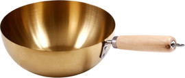 DREAM CHEF קלחת הגשה נירוסטה קוטר 22 ס״מ זהב DreamChef