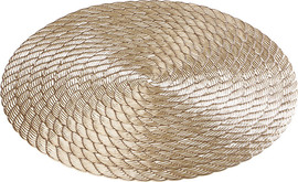 B-DECOR פלייסמנט תחרה דמוי עור זהב (באריזות של 12 יח')