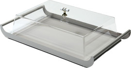 B-DECOR מגש 37 ס"מ עם מכסה ARMAND MOKA