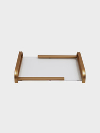 B-DECOR מגש אקריליק 34X24X 5 ס"מ ARMAND GOLD