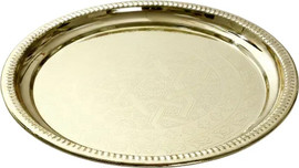 B-DECOR מגש נירוסטה עגול 45 ס"מ