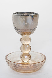 BOHEMIA גביע קידוש קריסטל SILVER