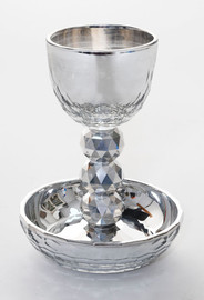 B-DECOR גביע קידוש קריסטל AMBER