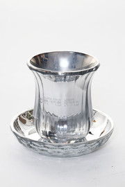 BOHEMIA כוס קידוש קריסטל SILVER