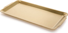 DREAM CHEF מגש מלבני נירוסטה זהב 32X16X1.5 DREAM CHEF