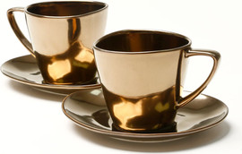 B-DECOR סט תה פורצלן Gold Rose
