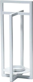 B-DECOR מעמד לנר 13X13X 30 ס"מ ARMAND WHITE