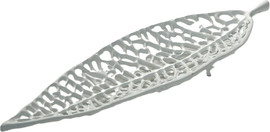 B-DECOR קערה עלה BRASS WHITE
