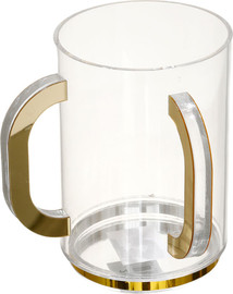 B-DECOR נטלת אקריליק 1000ml ידיות עגולות זהב