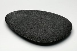 B-DECOR פלטה NEW BON CHINA SIMPLE BLACK 9/36 23X15.3X2