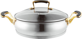 DREAM CHEF סוטאז' נירוסטה DREAM CHEF בציפוי NON-sticky  מידות 24X24X7