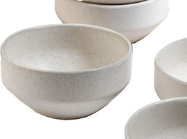 B-DECOR סט 6 בולים + 12 ס"מ STONE WARY CREAM DOP