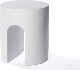 B-DECOR הדום 48X48X53 POLLY RISEN WHITE