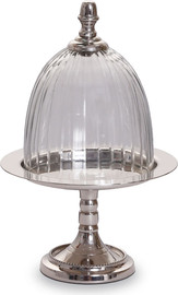B-DECOR פעמון לעוגה BRASS NICKEL 15X15X20 ניקל