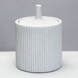 B-DECOR בונבוניירה 17X17X23 TROPHY WHITE