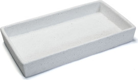 B-DECOR מגש מלבני 40X22X6 TROPHY WHITE
