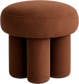 B-DECOR הדום VELVET FABRIC BROWN 45*48*48