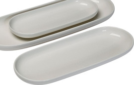 B-DECOR פלטה אובלית 33X13 SPECIAL WHITE