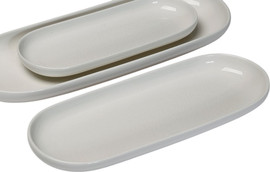 B-DECOR פלטה אובלית 28X11 SPECIAL WHITE