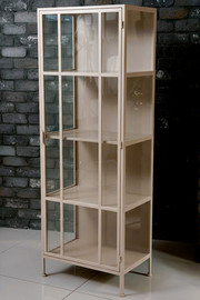 B-DECOR ויטרינת מתכת 60X40X172 מוקה