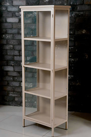 B-DECOR ויטרינת מתכת 57X36X165 מוקה