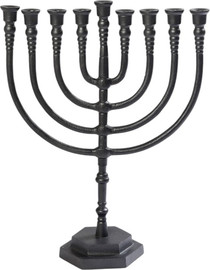 B-DECOR חנוכיה דגם מנורה שחור 30X12X40 BRASS