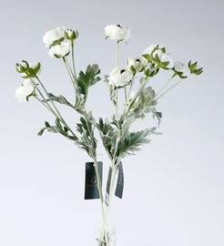B-DECOR פרח נורית לבן 67 ס"מ