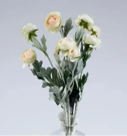 B-DECOR פרח נורית גווני אפרסק 42 ס"מ